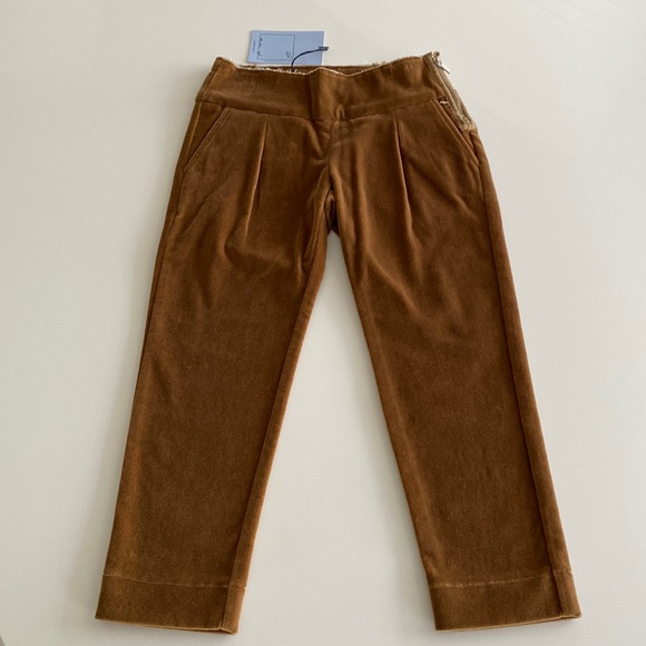 New Mimisol Made in Italy Dressy Girls Velvet Pants Size 6 - Picture 2 of 10